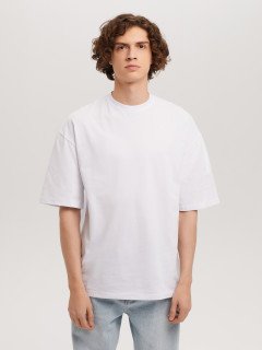 Белая футболка мужская Oversize